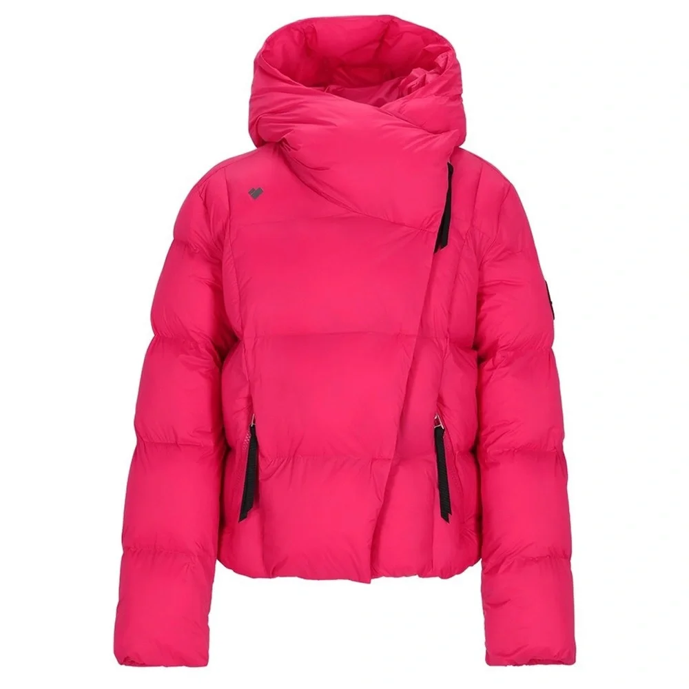 Obermeyer Isla Puffer Jacket in Showstopper Hot Pink